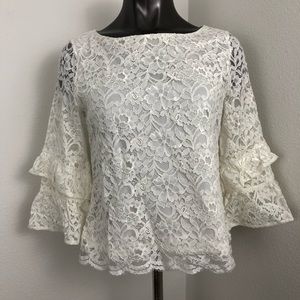 Liz Claiborne Ivory Blouse NWT